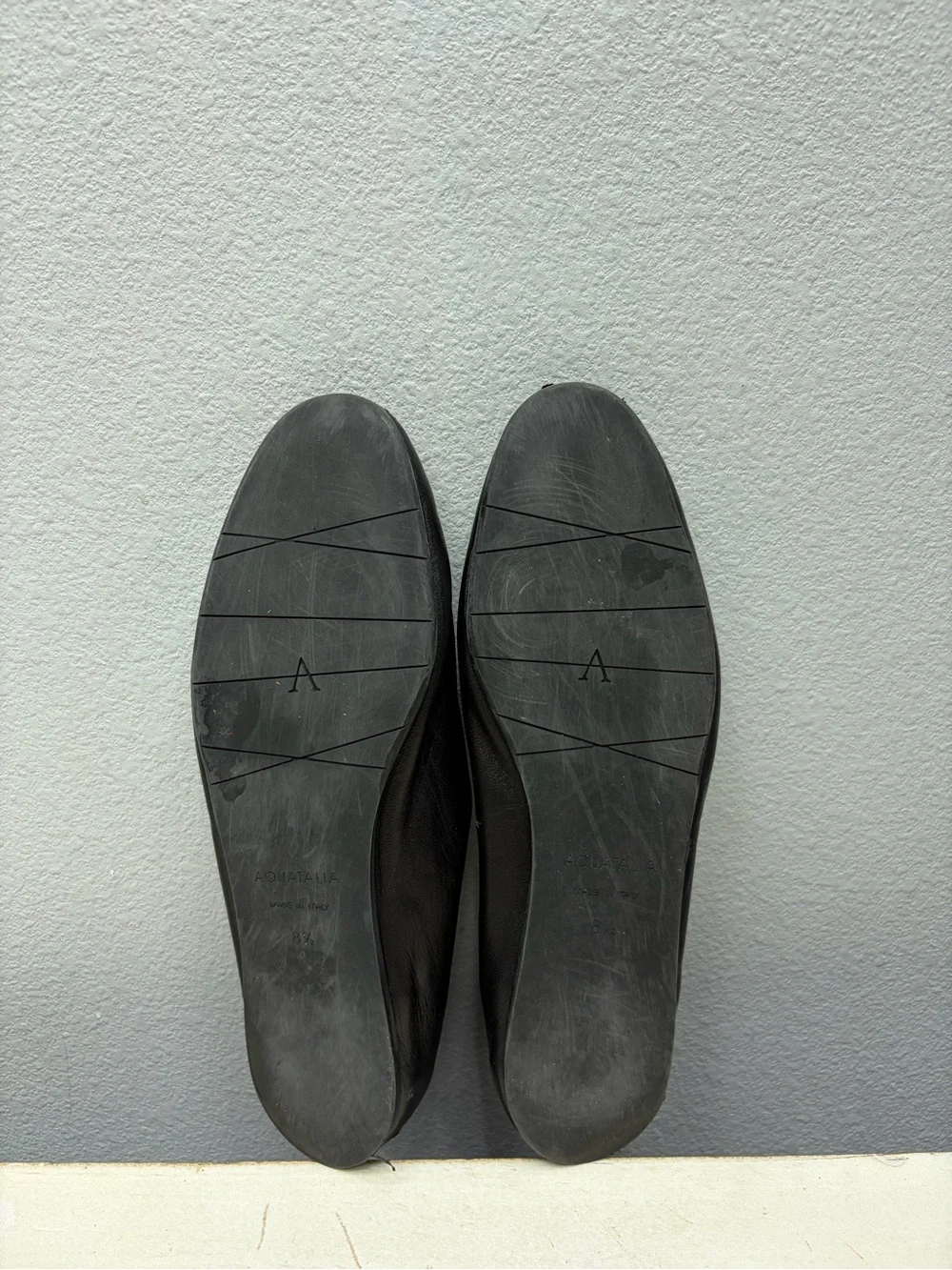 Aquatalia black leather